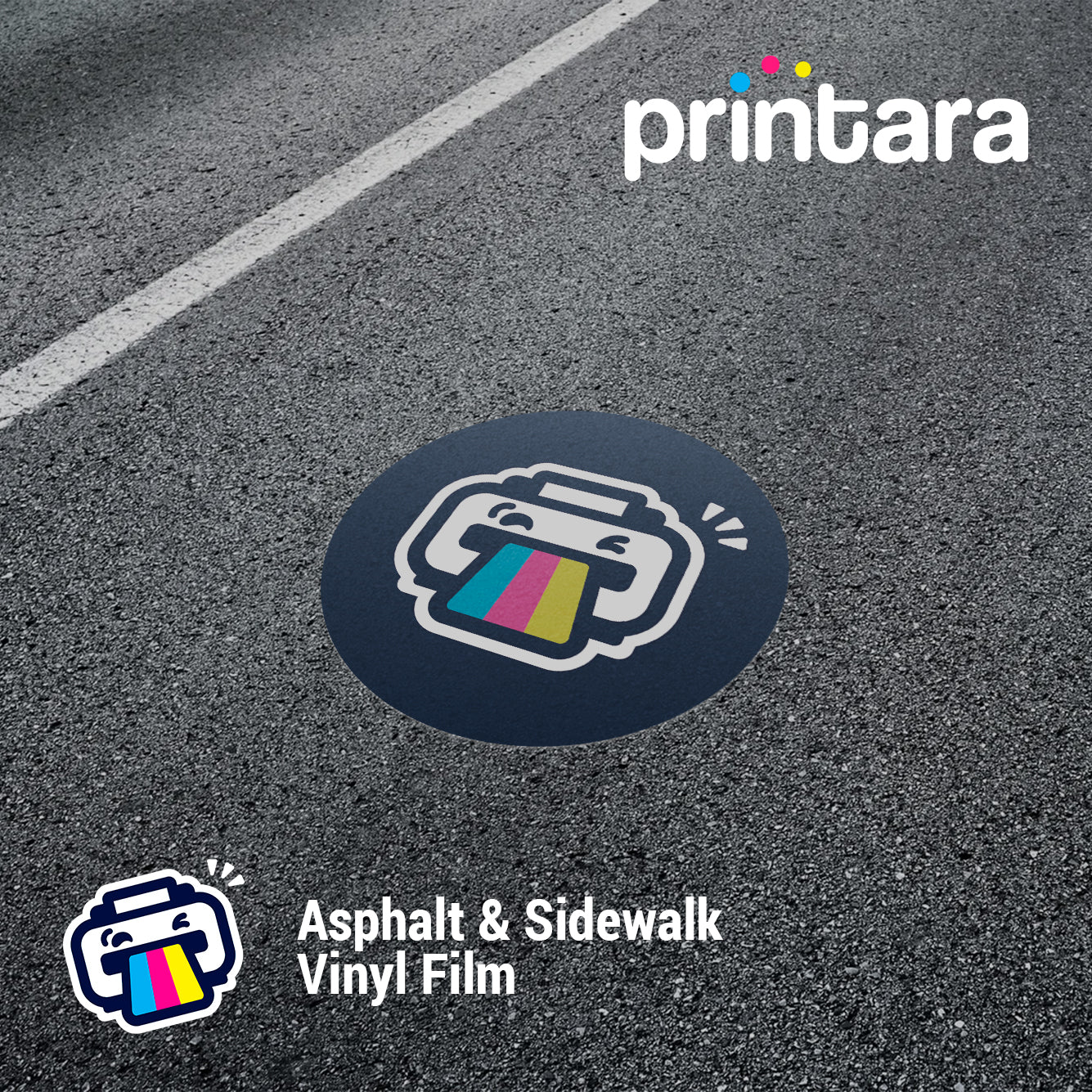 Asphalt & Sidewalk Vinyl Film
