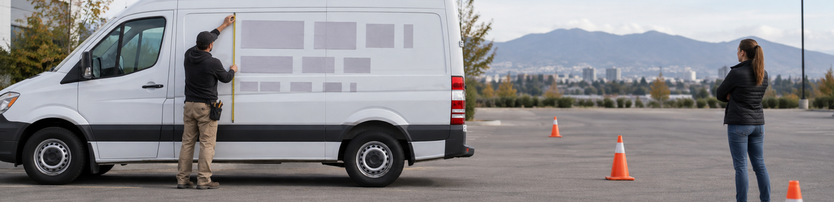 How Large Should Vehicle Lettering Be?