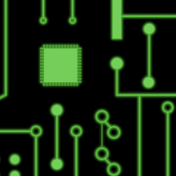 Circuit Board Pattern Vinyl Wraps
