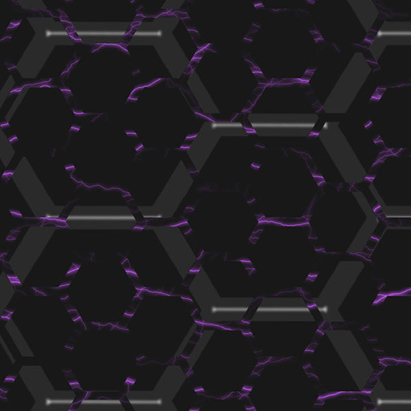 Layered Hex Pattern Vinyl Wraps