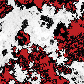 PRYM1 Boulder Black Red White pattern swatch
