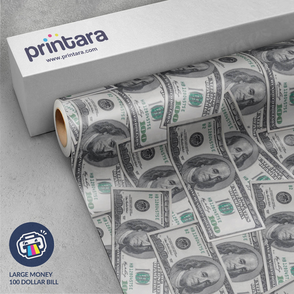 Large Money Dollar Bill vinyl wrap roll