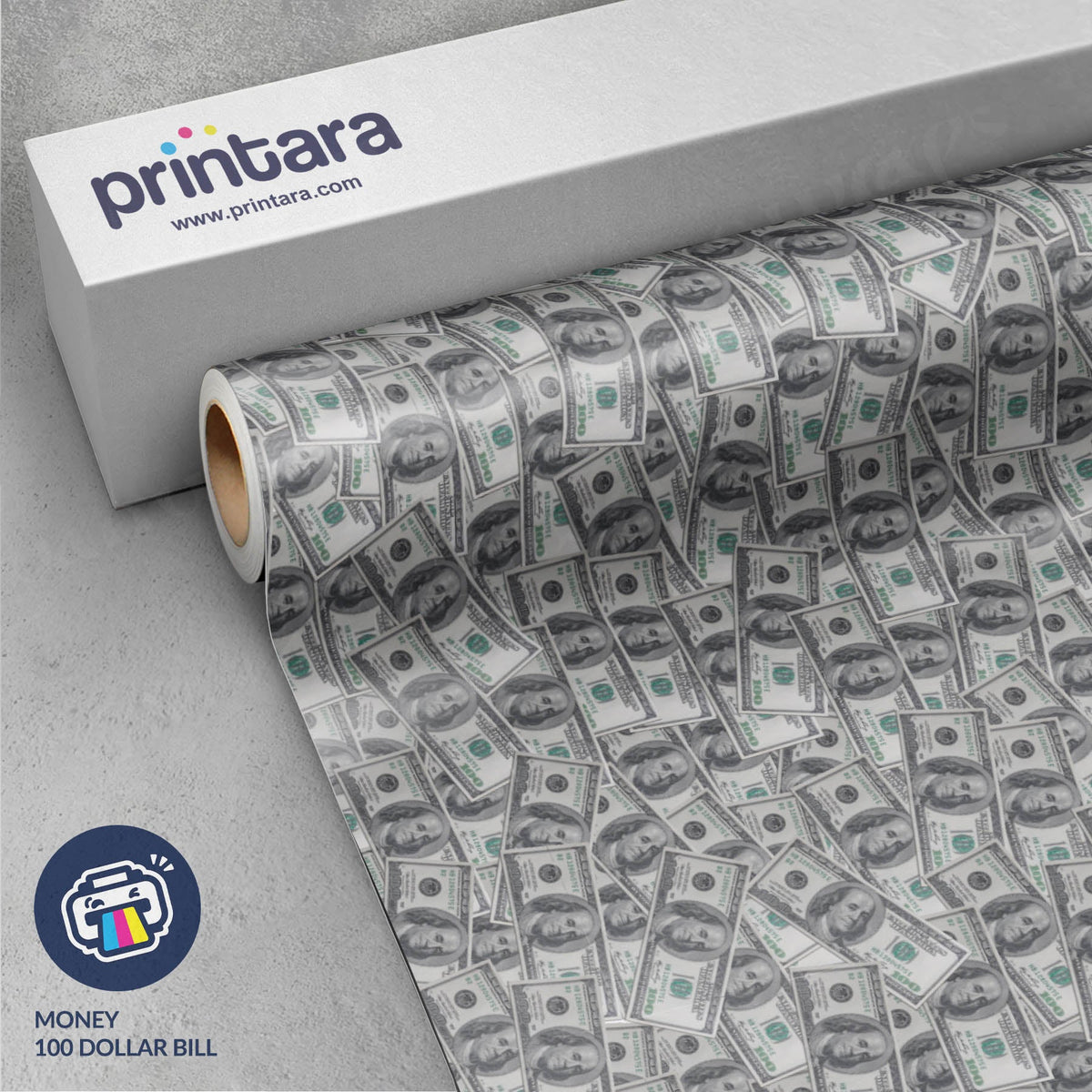 Money Dollar Bill vinyl wrap roll
