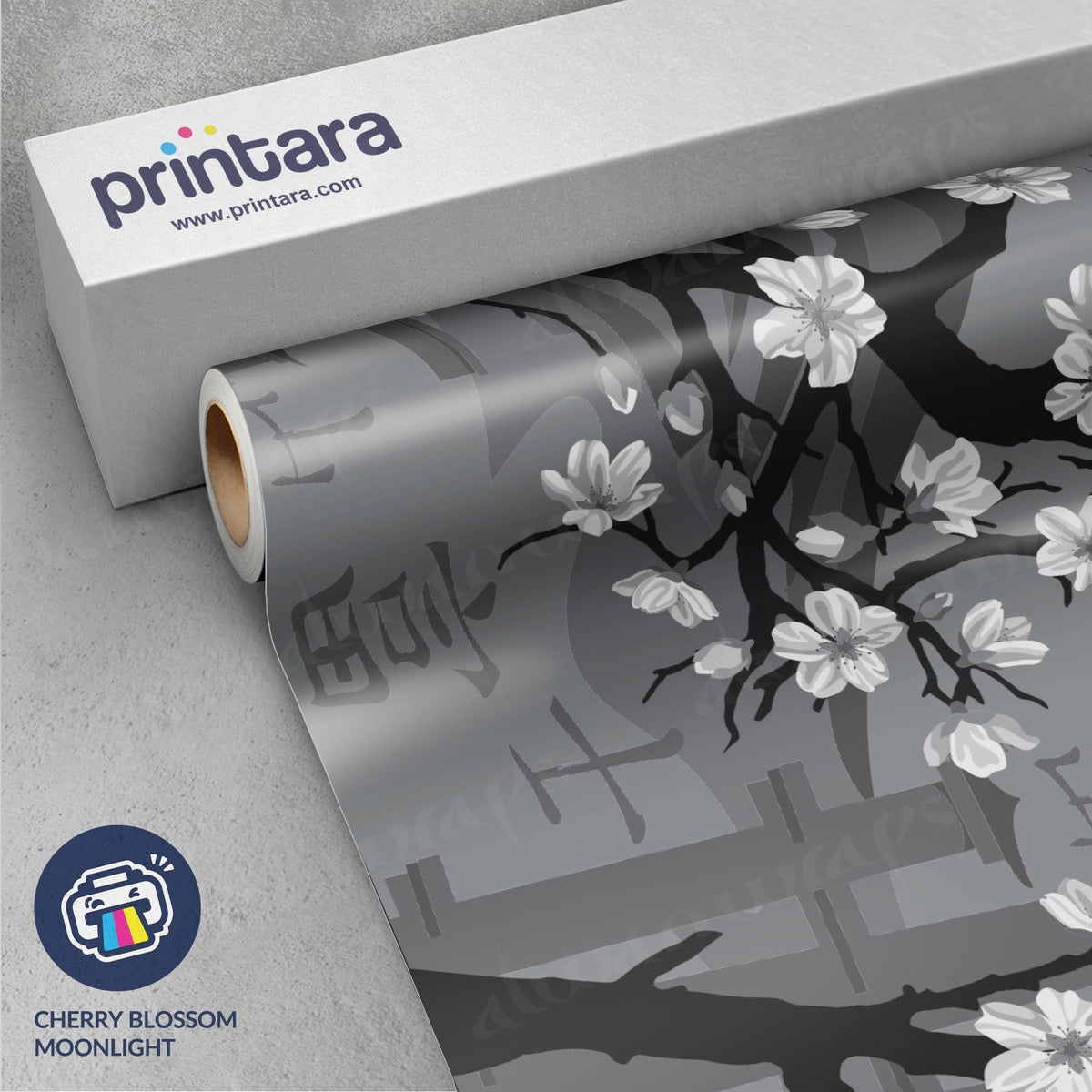 Printara Cherry Blossom Moonlight Vinyl Wrap