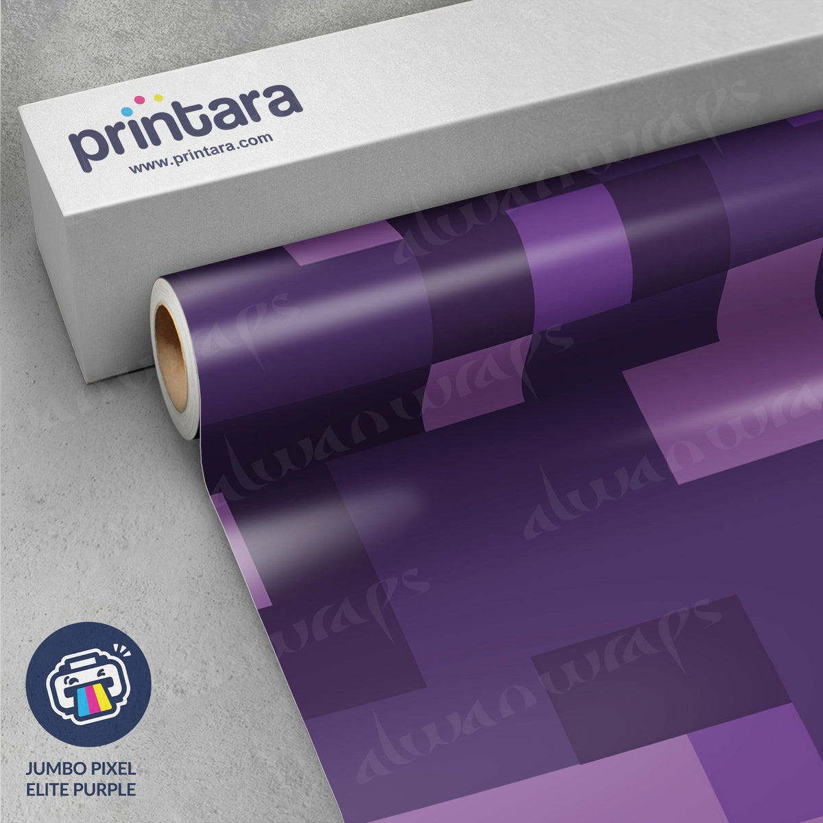 Jumbo Pixel Elite Purple Vinyl Wrap