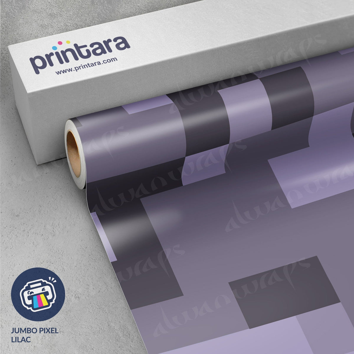 Jumbo Pixel Lilac Vinyl Wrap