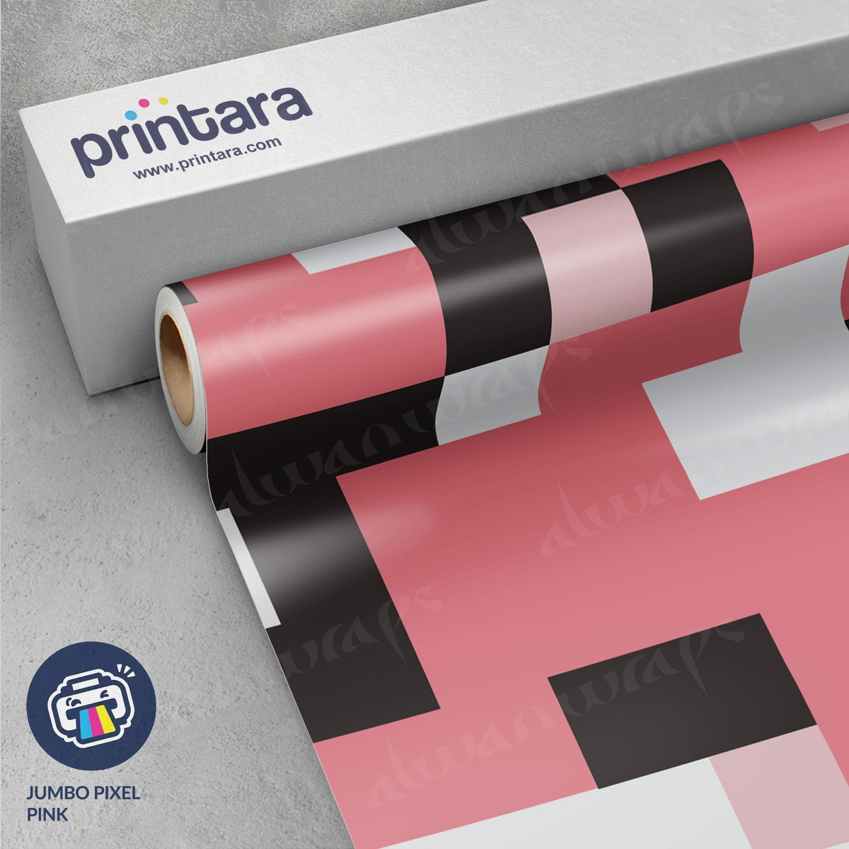 Jumbo Pixel Pink Vinyl Wrap