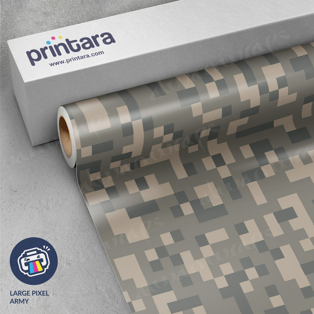 Large Pixel Army Vinyl Wrap