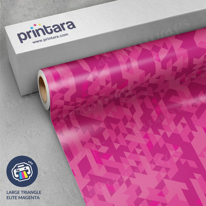 Large Triangle Elite Magenta Vinyl Wrap