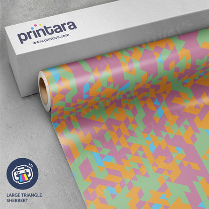Large Triangle Sherbert Vinyl Wrap