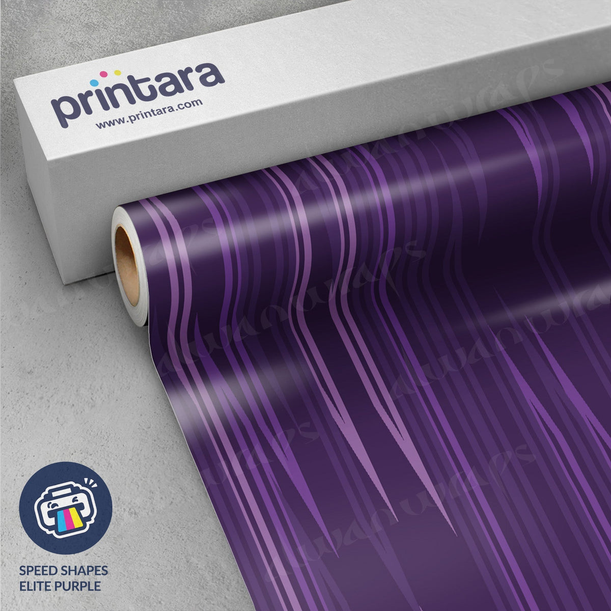 Speed Shapes Elite Purple Vinyl Wrap