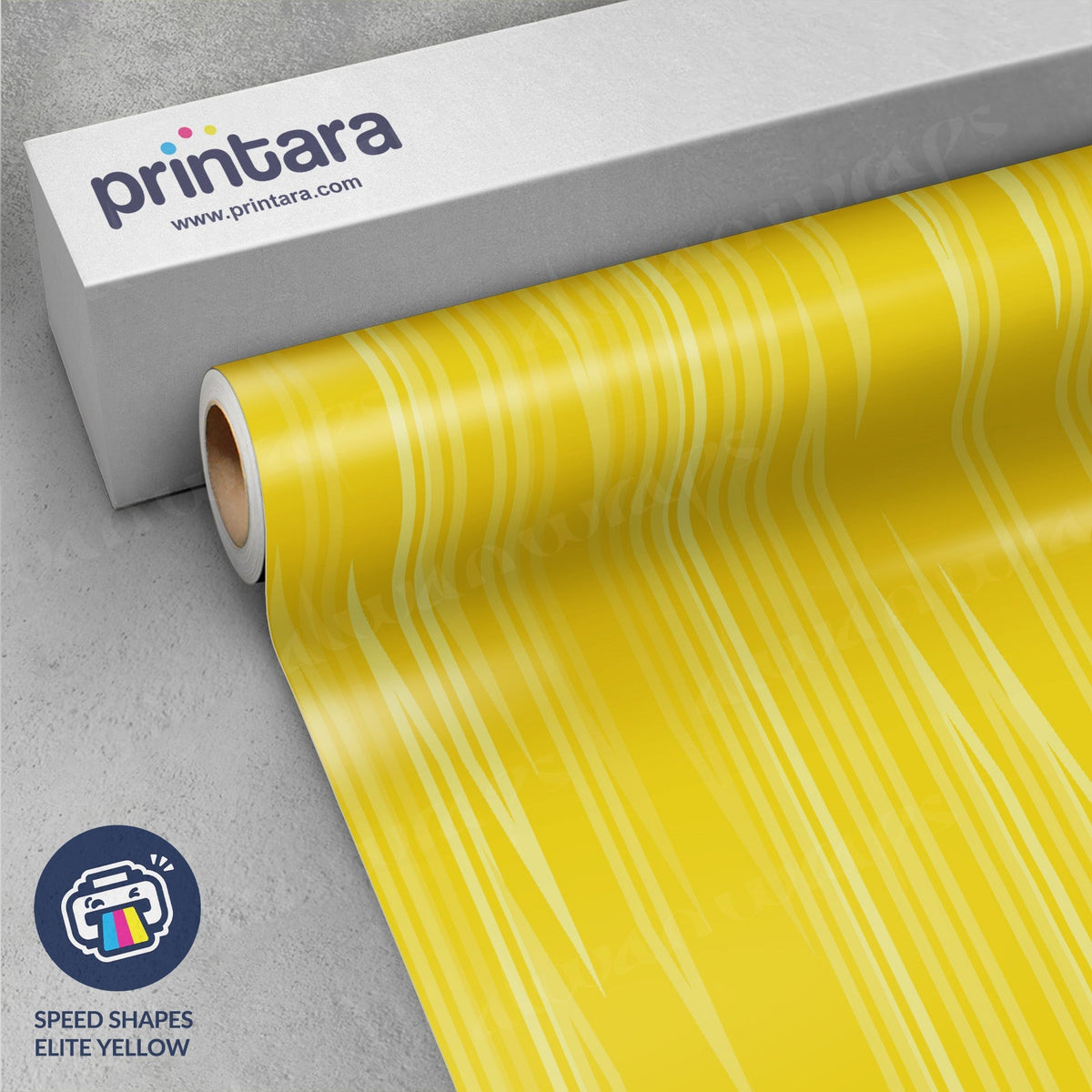 Speed Shapes Elite Yellow Vinyl Wrap