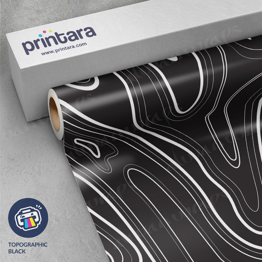 Printara Topographic Vinyl Wraps