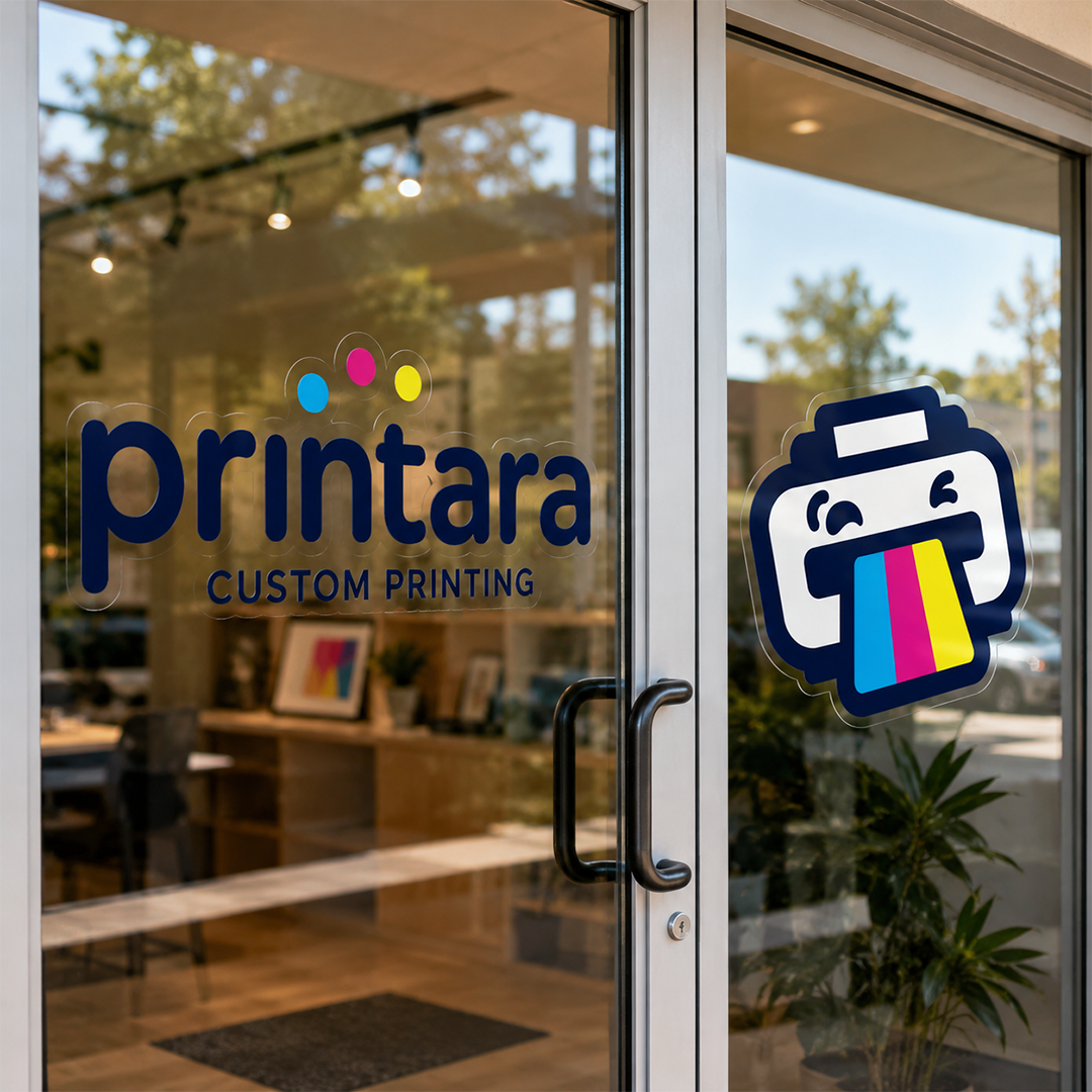 Custom clear vinyl decals and lettering