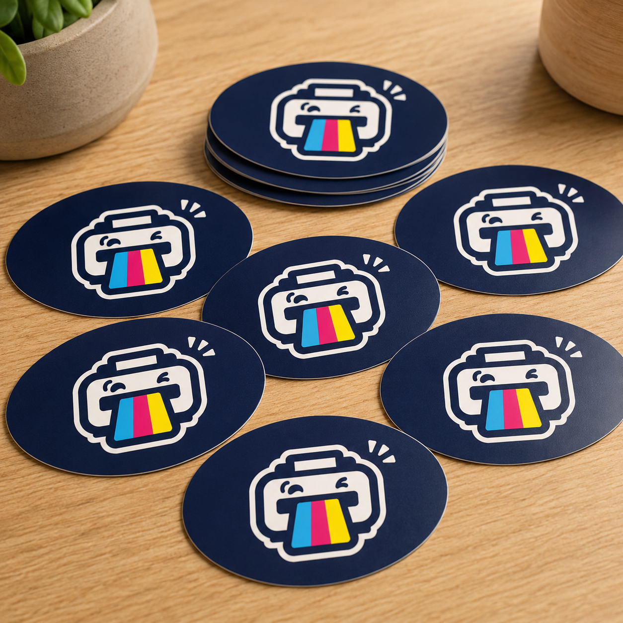 Custom Oval Stickers