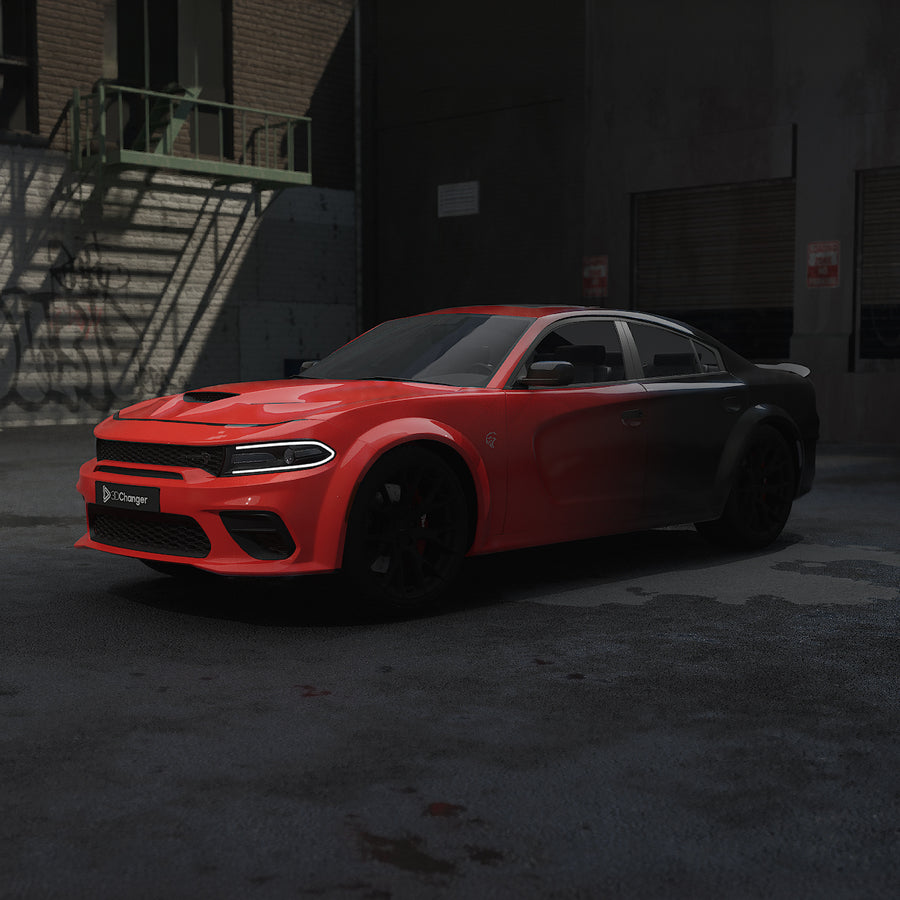 Custom Fade Vehicle Wrap Vinyl