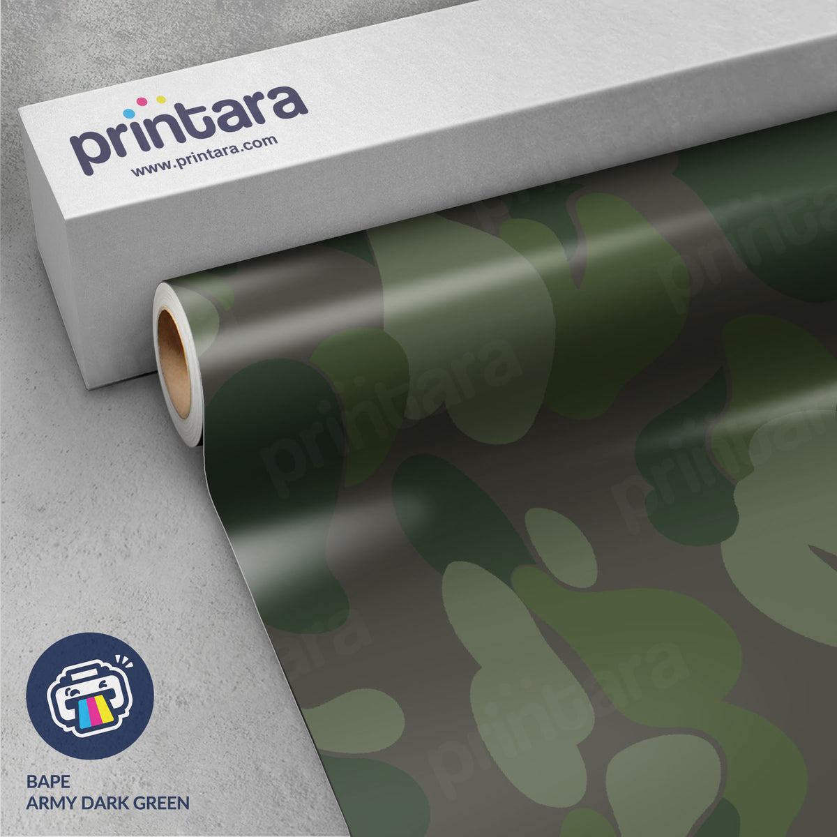 Bape Army Dark Green Vinyl Wrap
