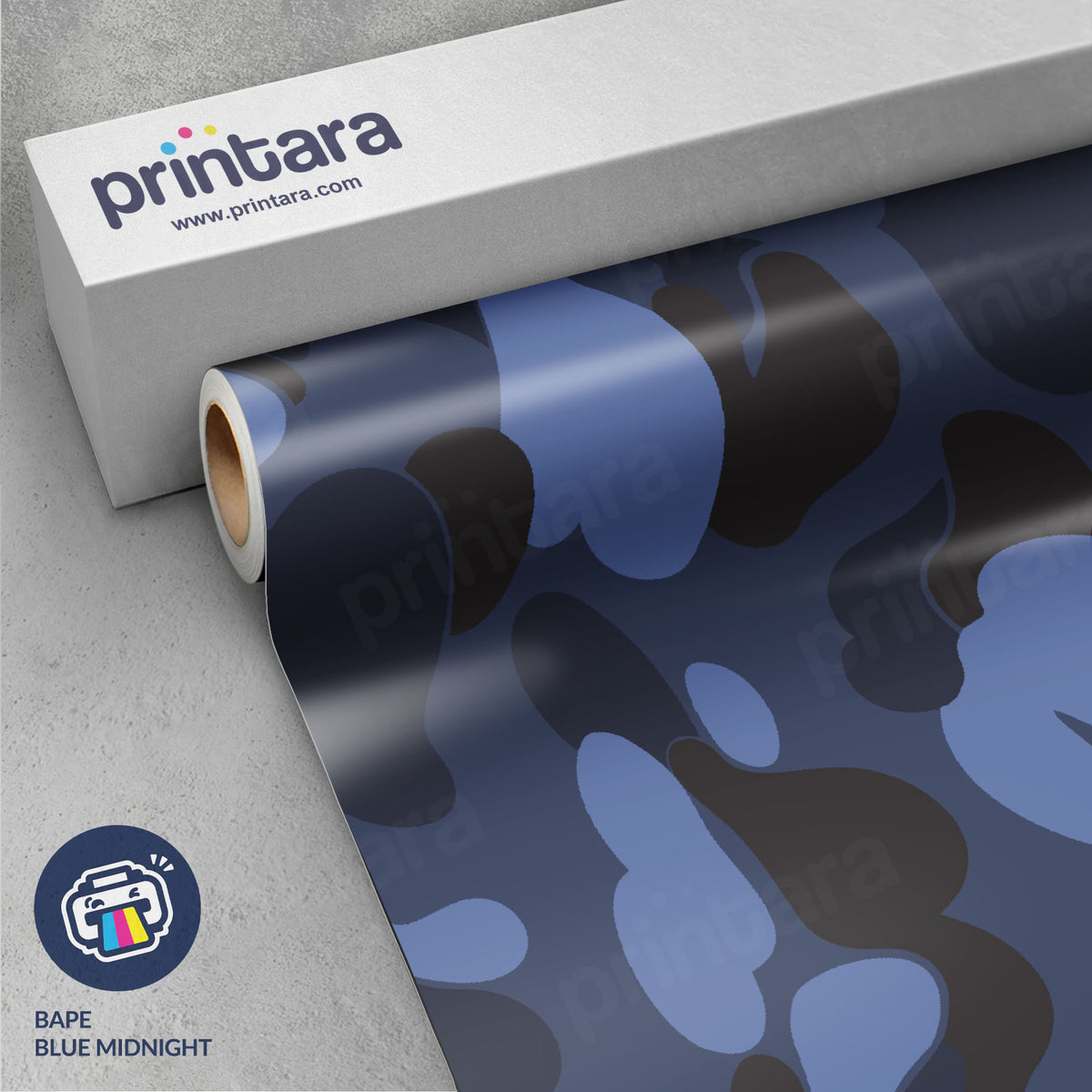 Bape Blue Midnight Vinyl Wrap