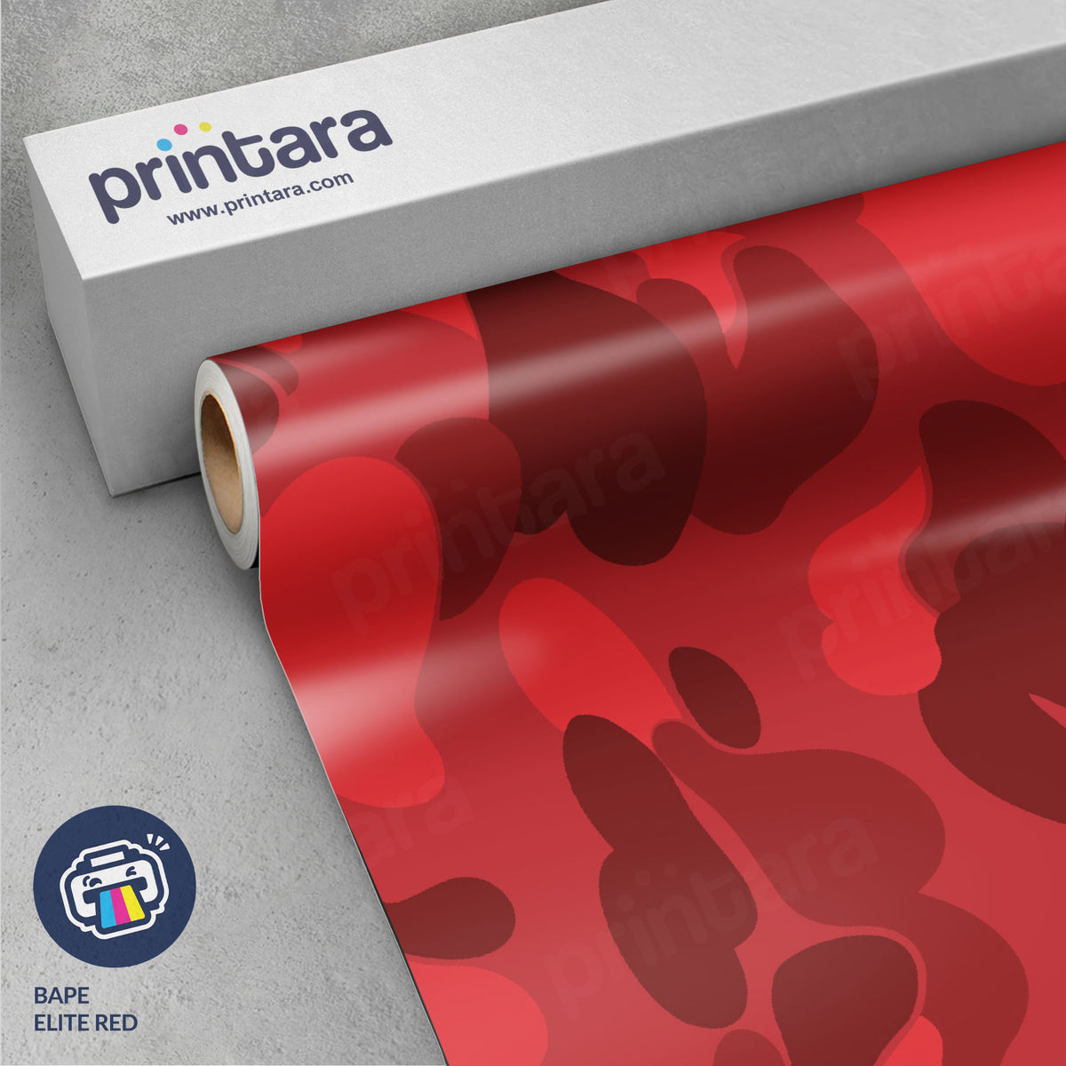 Bape Elite Red Vinyl Wrap