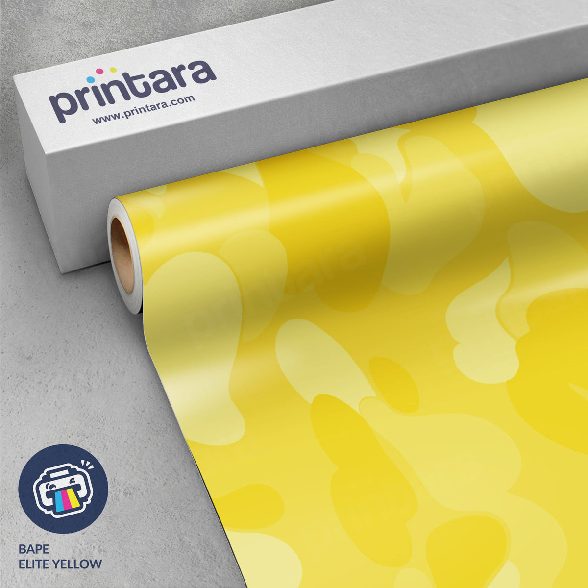 Bape Elite Yellow Vinyl Wrap