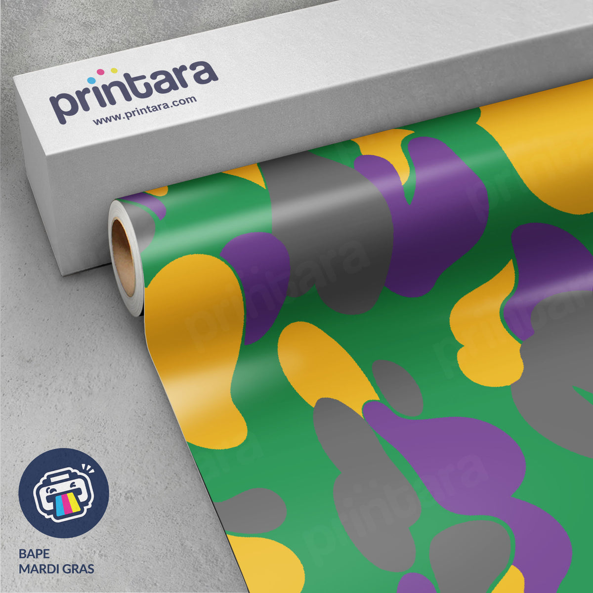 Bape Mardi Gras Vinyl Wrap