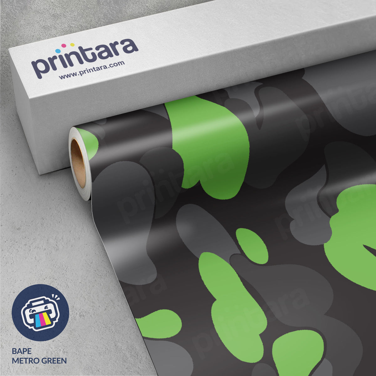 Bape Metro Green Vinyl Wrap