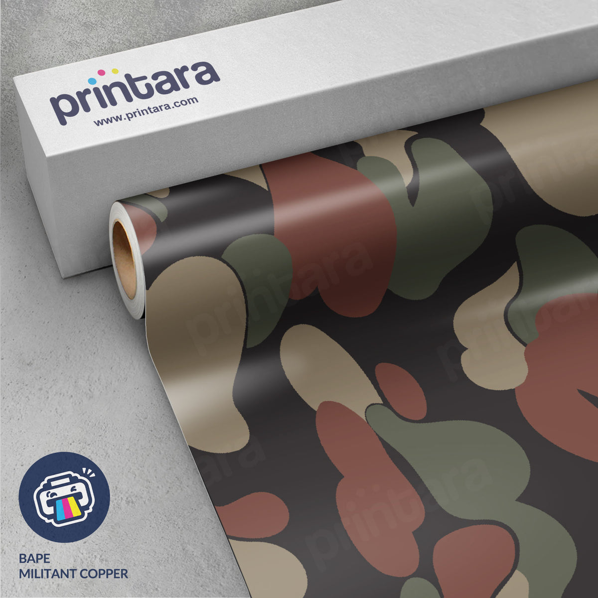 Bape Militant Copper Vinyl Wrap