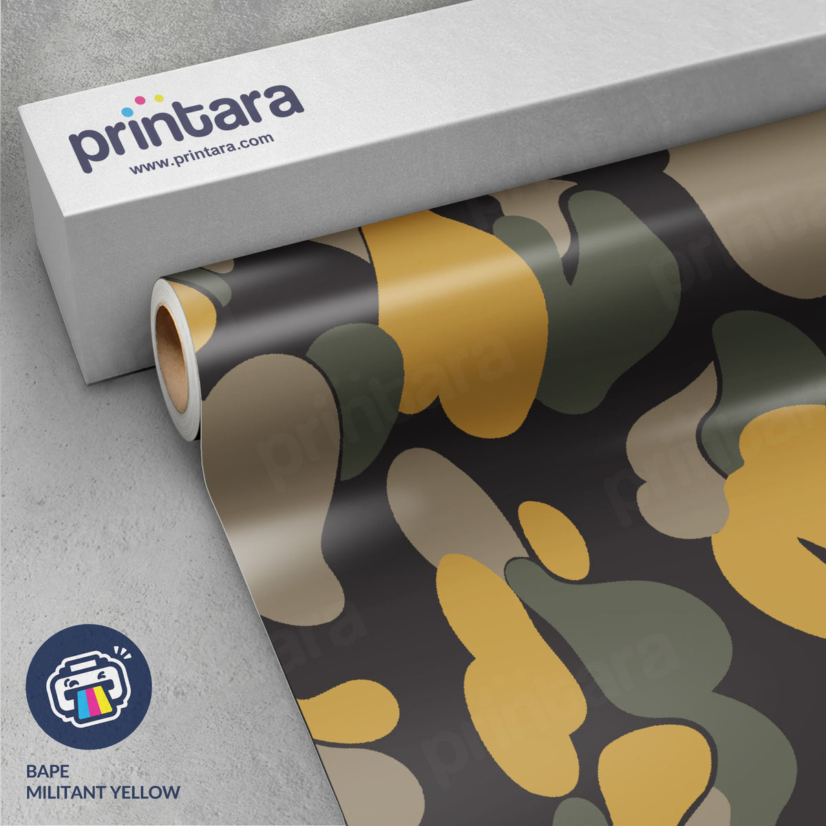 Bape Militant Yellow Vinyl Wrap
