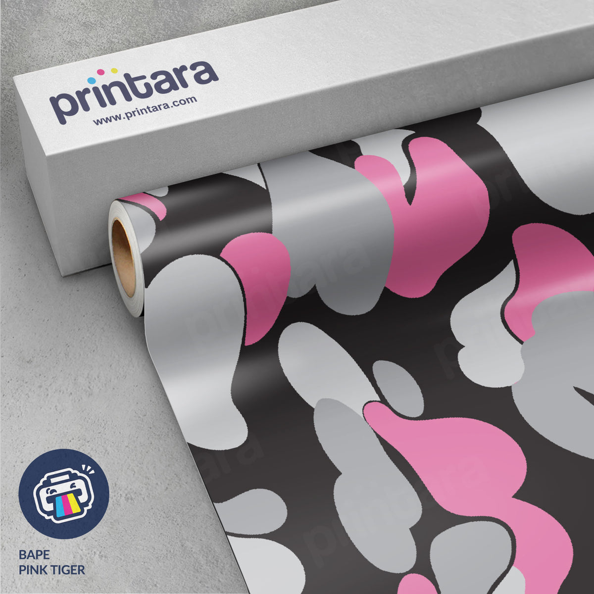 Bape Pink Tiger Vinyl Wrap