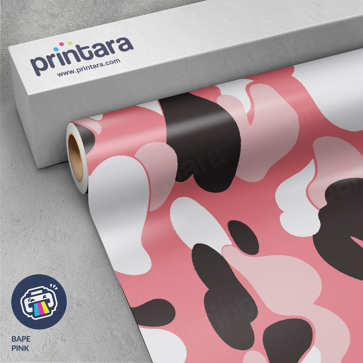 Bape Pink Vinyl Wrap