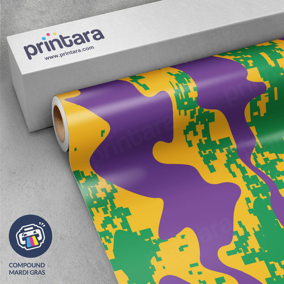 Compound Mardi Gras Gun Skin Vinyl Wrap