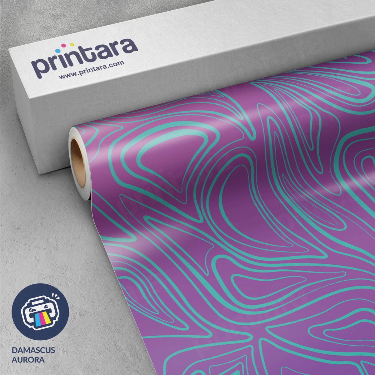 Damascus Aurora Gun Skin Vinyl Wrap