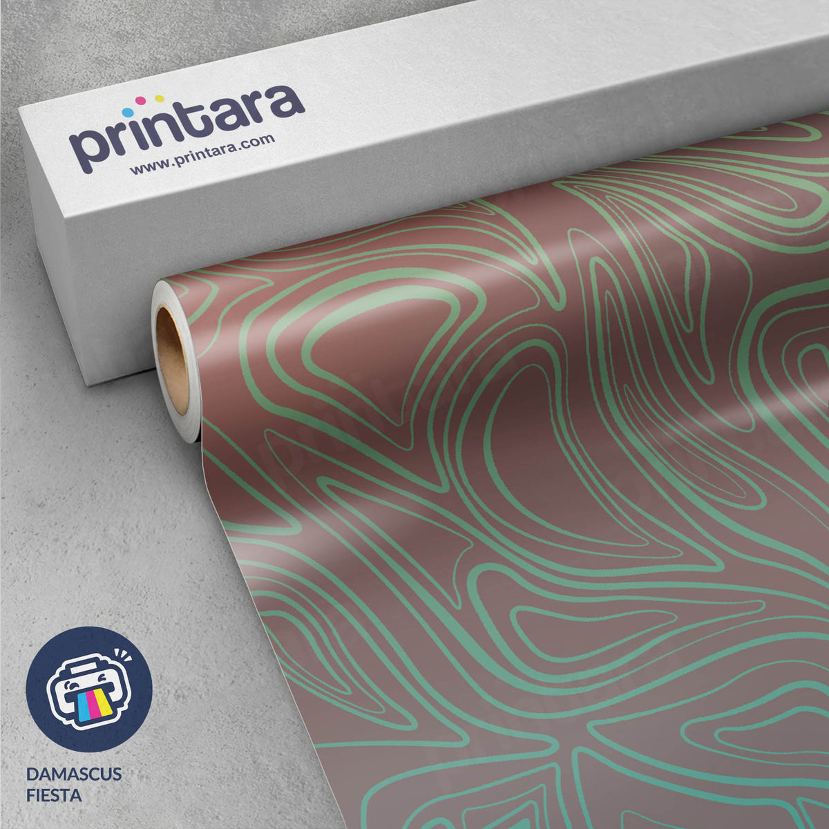 Damascus Fiesta Gun Skin Vinyl Wrap