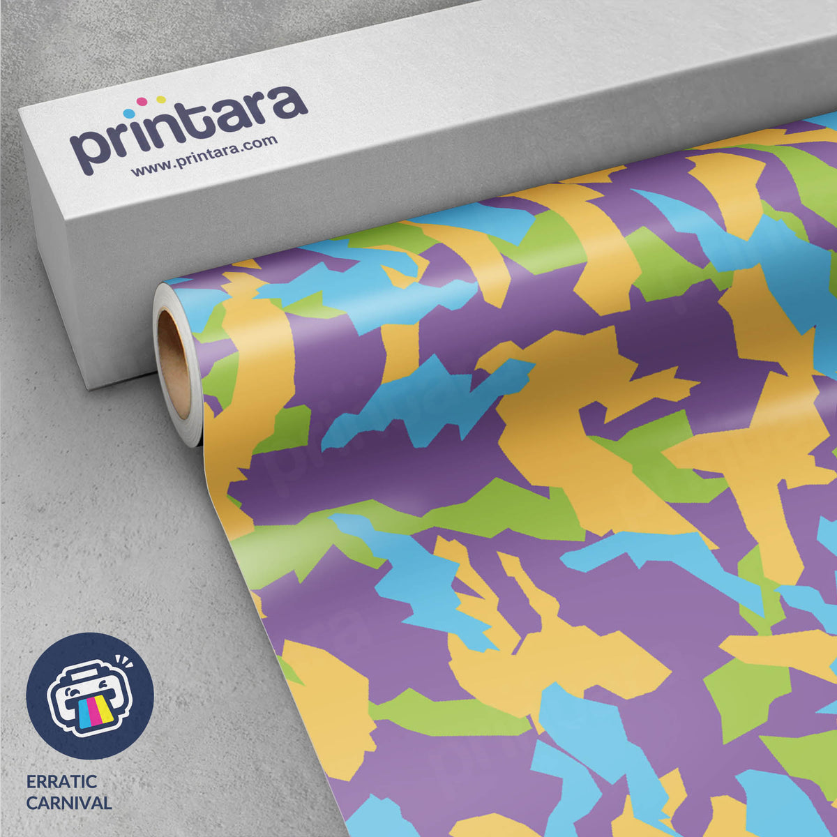 Erratic Carnival Gun Skin Vinyl Wrap