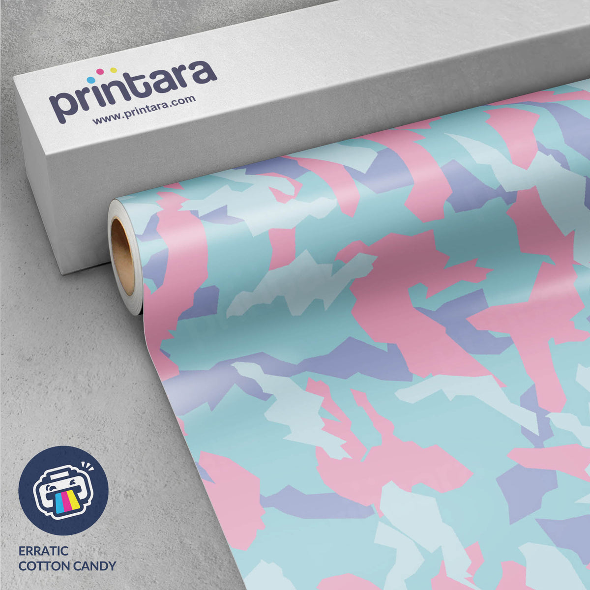 Erratic Cotton Candy Gun Skin Vinyl Wrap