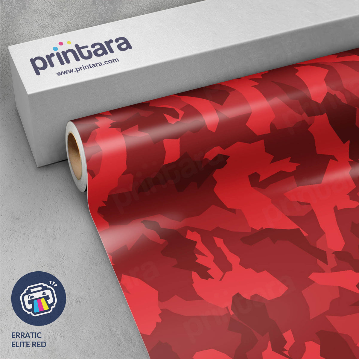 Erratic Elite Red Gun Skin Vinyl Wrap
