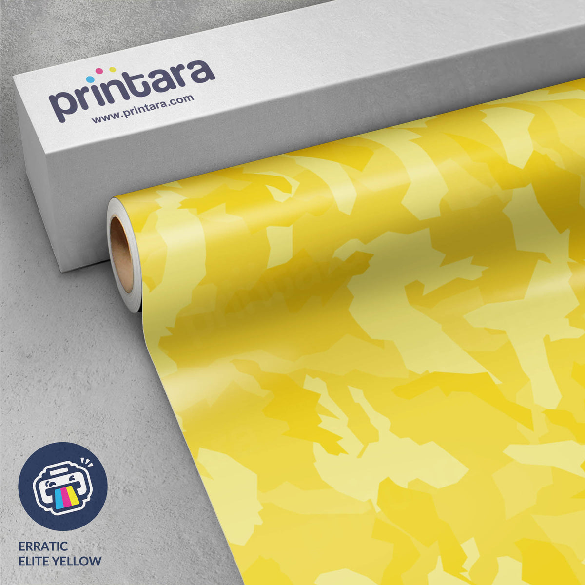Erratic Elite Yellow Gun Skin Vinyl Wrap