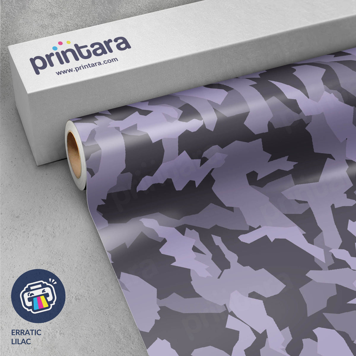 Erratic Lilac Gun Skin Vinyl Wrap