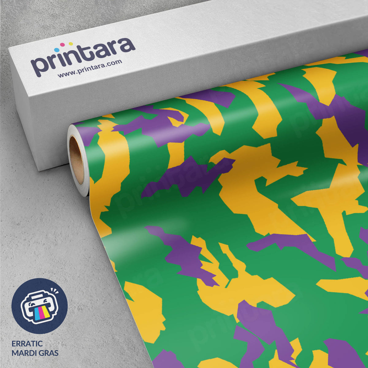Erratic Mardi Gras Gun Skin Vinyl Wrap