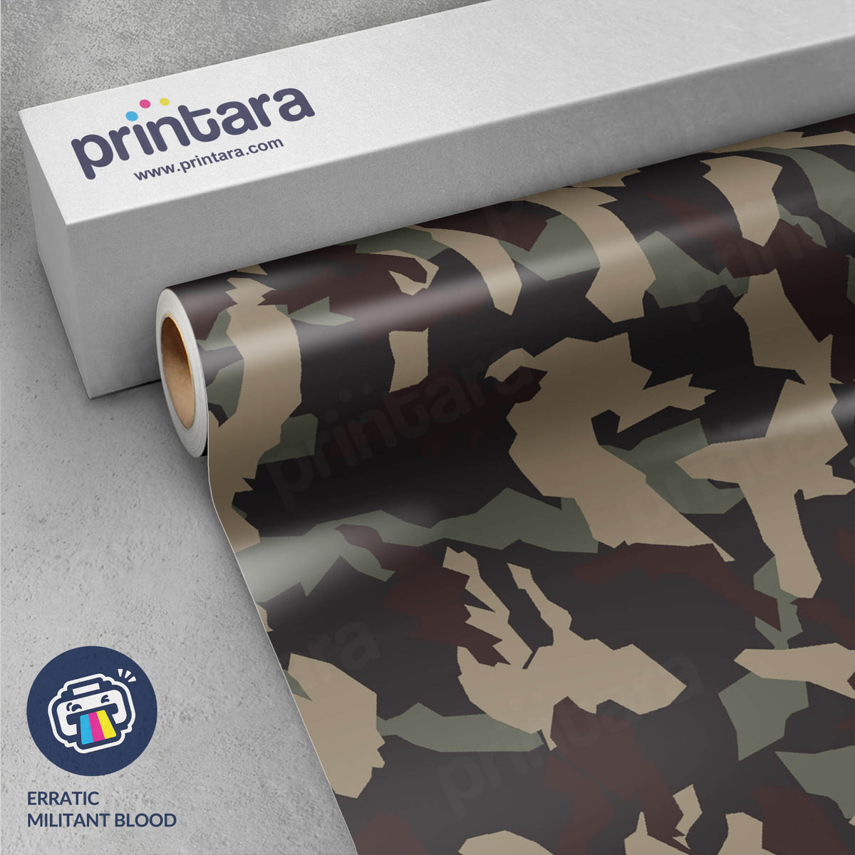 Erratic Militant Blood Gun Skin Vinyl Wrap