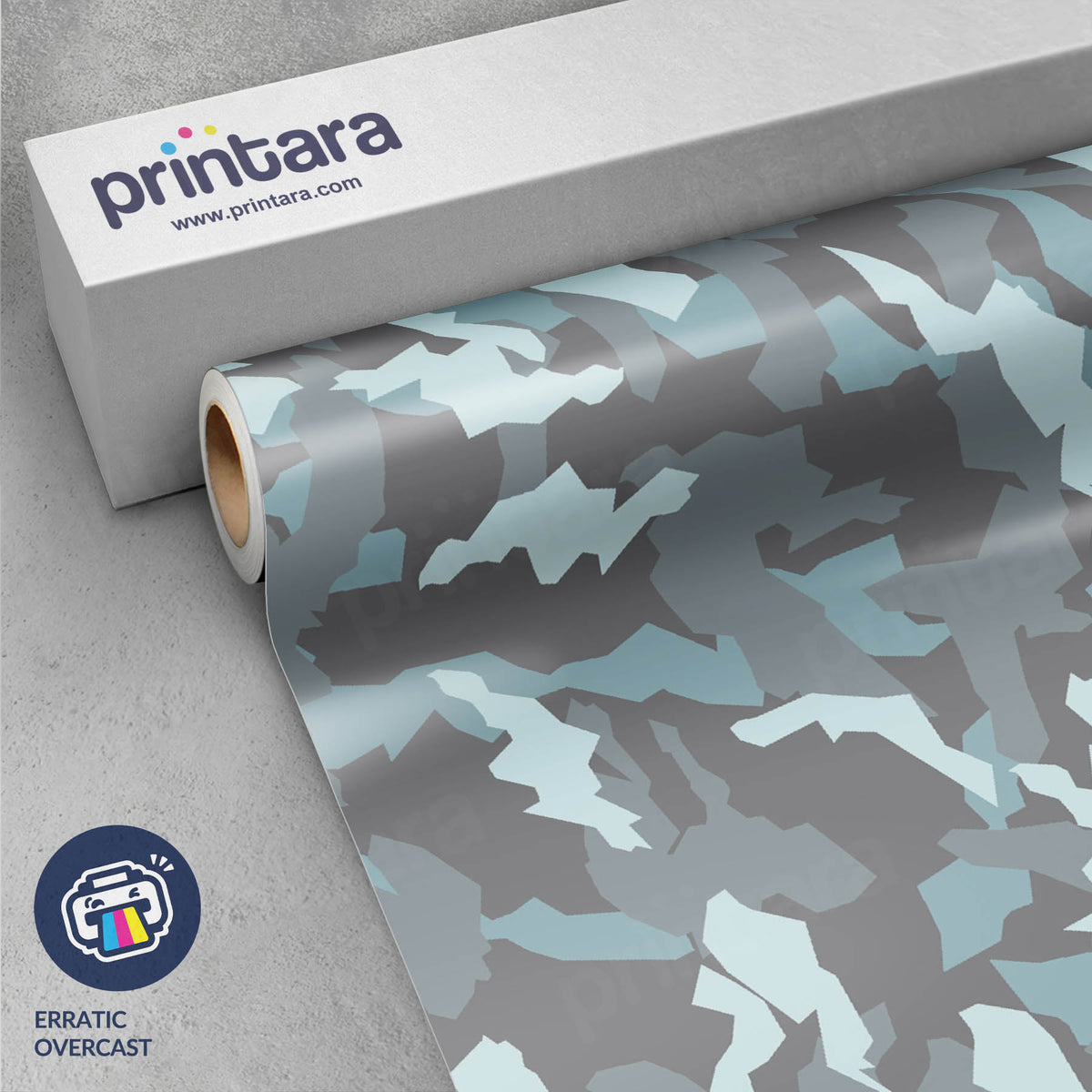Erratic Overcast Gun Skin Vinyl Wrap