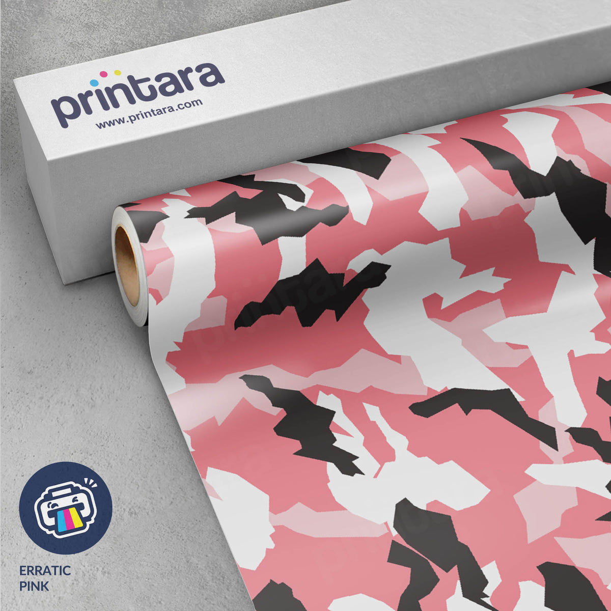 Erratic Pink Gun Skin Vinyl Wrap