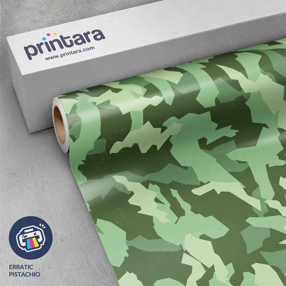 Erratic Pistachio Gun Skin Vinyl Wrap