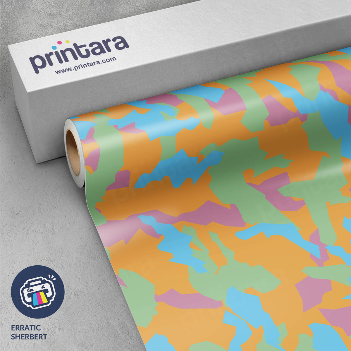 Erratic Sherbert Gun Skin Vinyl Wrap