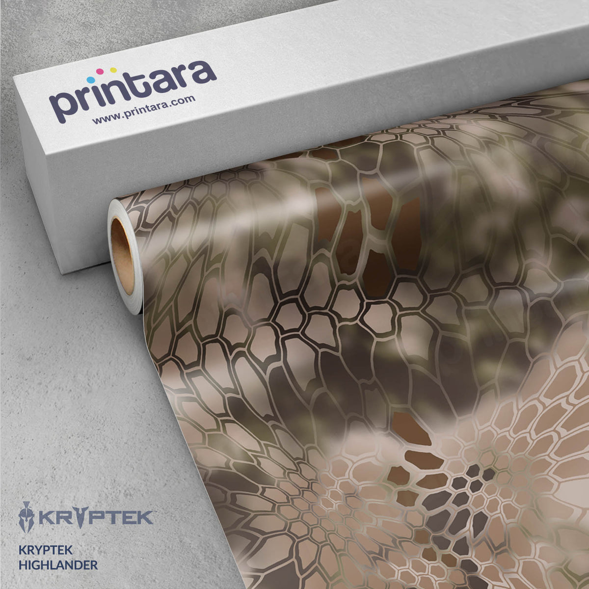 Kryptek Highlander Gun Skin Vinyl Wrap