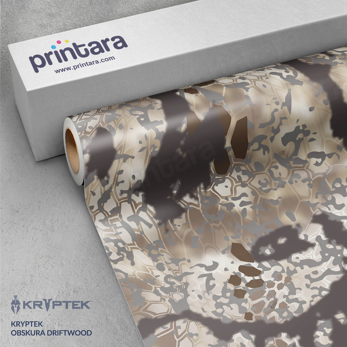 Kryptek Obskura Driftwood Gun Skin Vinyl Wrap