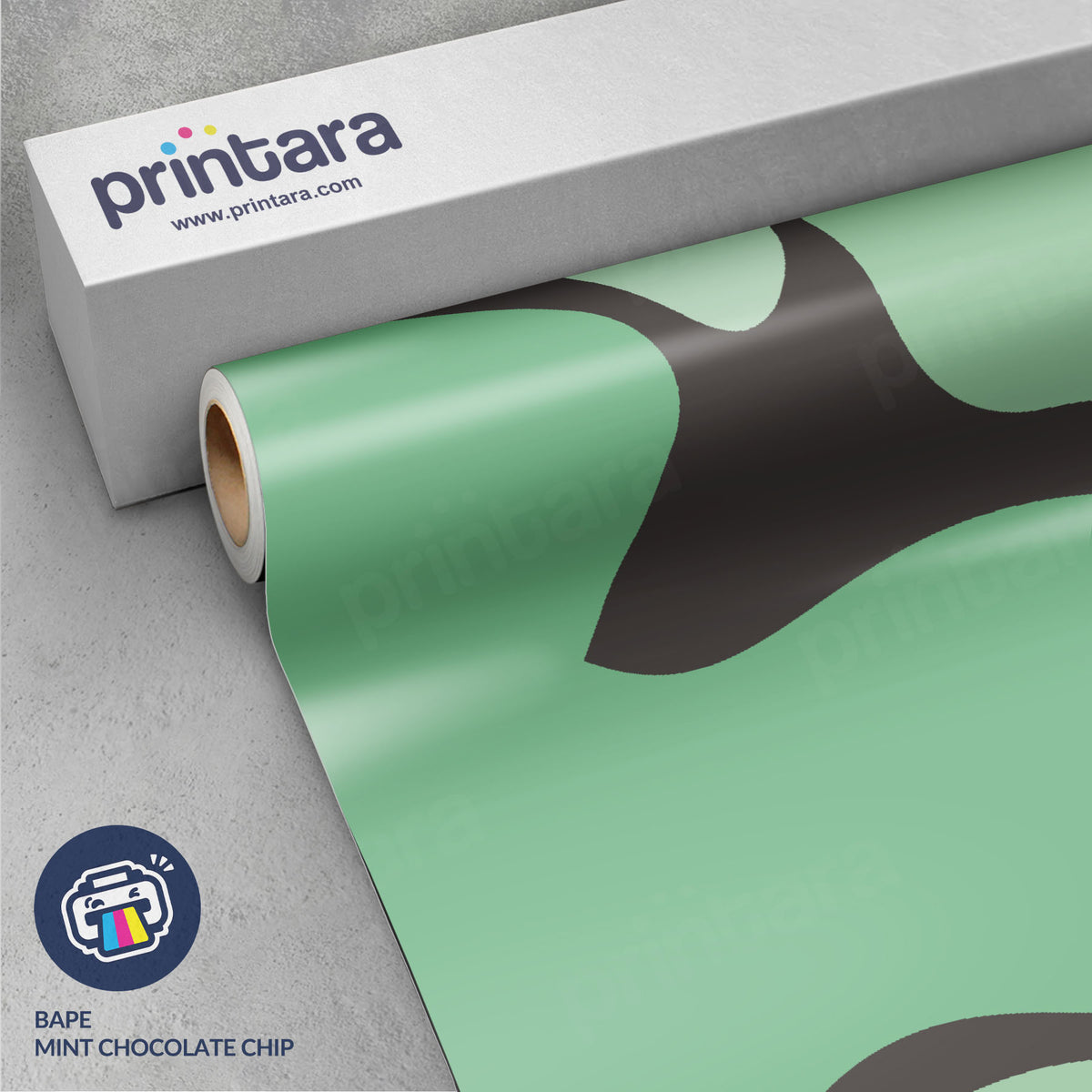 Large Bape Mint Chocolate Chip Vinyl Wrap