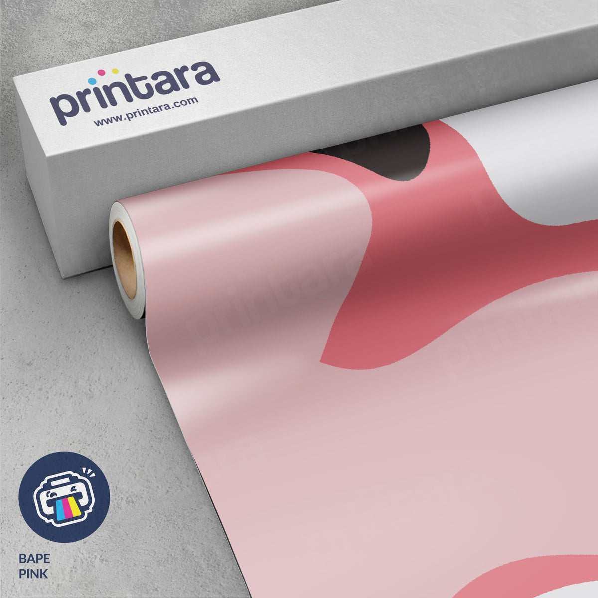 Large Bape Pink Vinyl Wrap