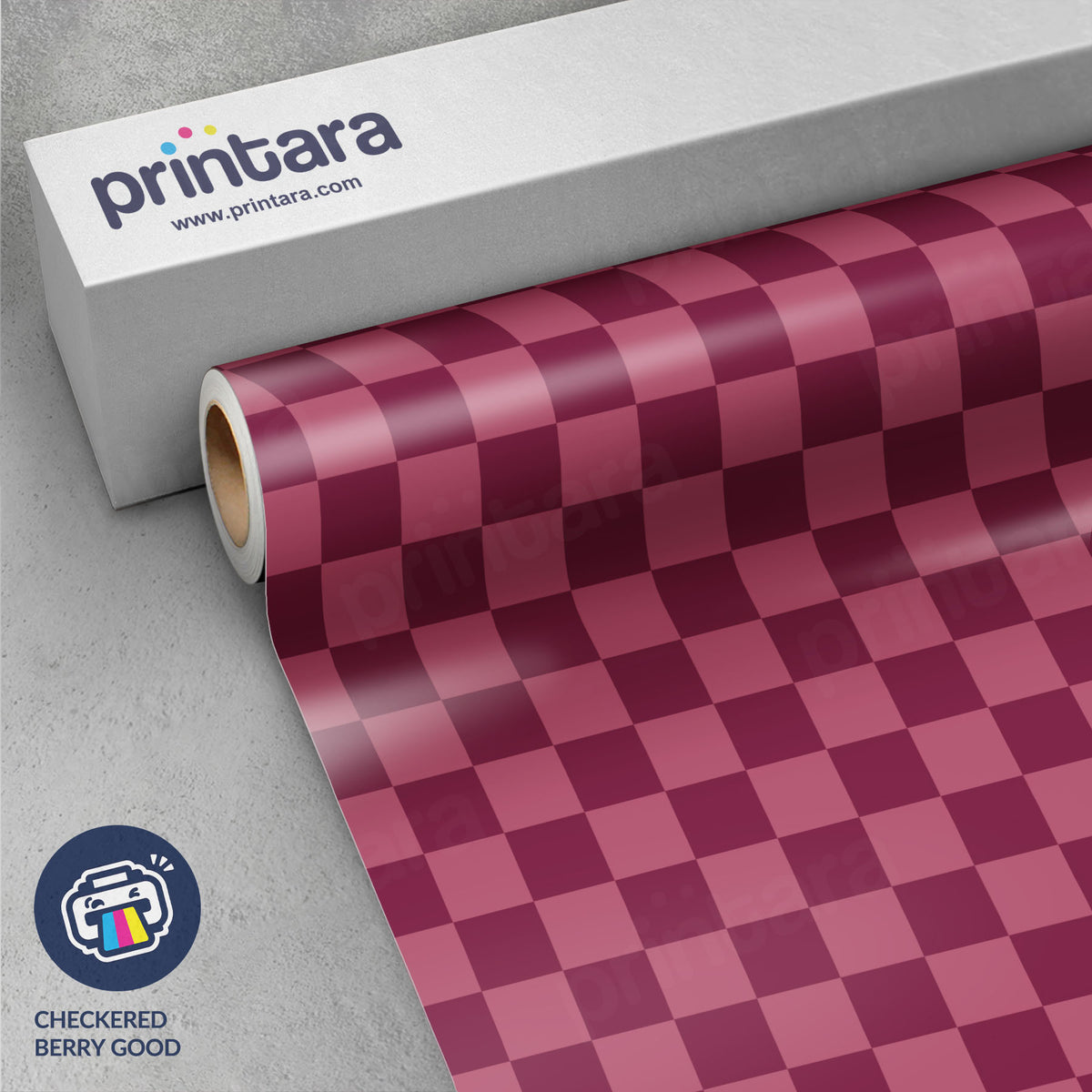 Checkered Berry Good Vinyl Wrap