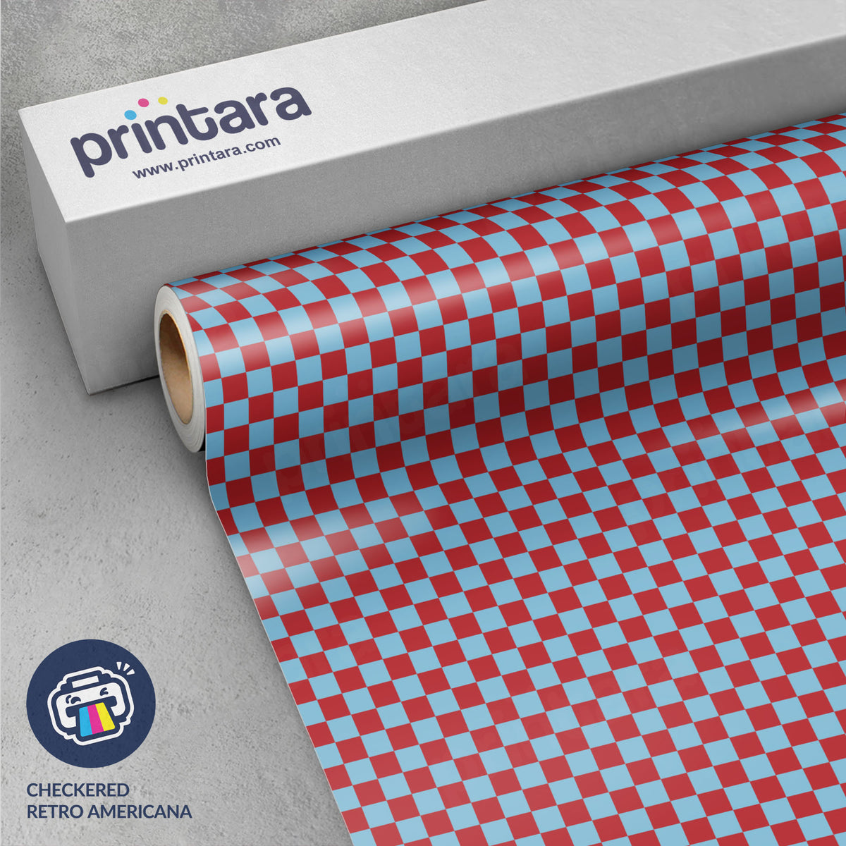 Checkered Retro Americana Vinyl Wrap